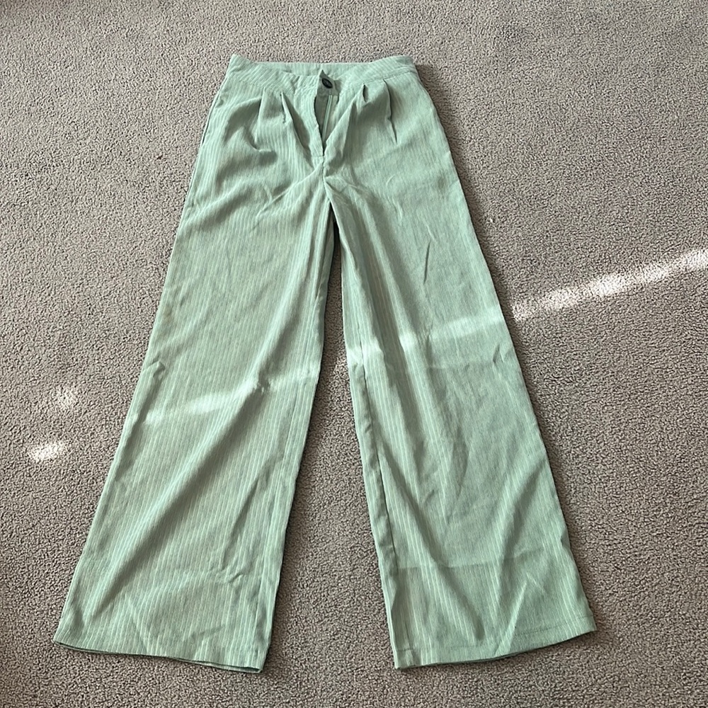 shein cord wide leg pants size xs